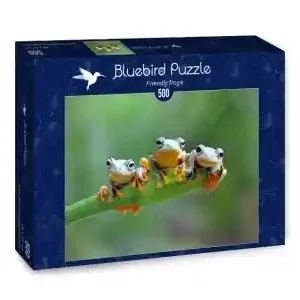 Bluebird Puzzle Friendly Frogs (500) - Utförsäljning