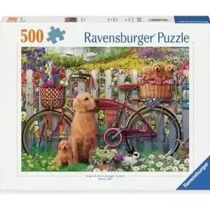 Beställ idag - Ravensburger Cute Dogs in the Garden (500)