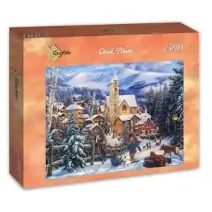 Extra rabatt | Grafika Chuck Pinson - Sledding to Town (1500)