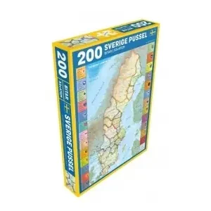 Sista chansen - Norstedts Sverige Pussel - Sverigekarta med Landskapsindelning (200)