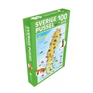 Norstedts Sverige Pussel (100) | Nyhet