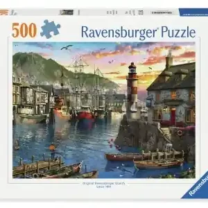 Beställ direkt | Ravensburger Dominic Davison - Sunrise at the Port (500)
