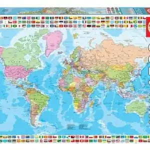Toppsäljare - Educa Political Worldmap (1500)