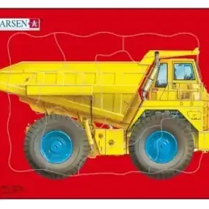 Kanonpris - Larsen Rampussel - Gul Dumper, Röd Bakgrund (10)