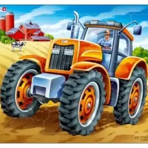 Finns i lager - Larsen Rampussel - Orange Traktor (37)