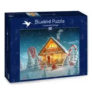 Bluebird Puzzle Christmas Cottage (500) | Kundfavorit