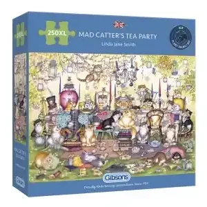 Bra pris - Gibsons Linda Jane Smith - Mad Catter‘s Tea Party XL (250)