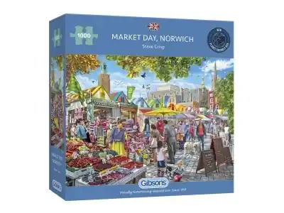 Direkt från fabriken | Gibsons Steve Crisp - Market Day, Norwich (1000)