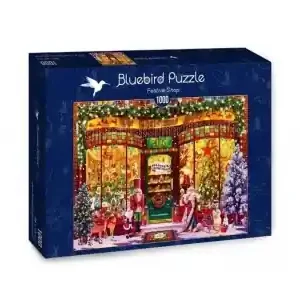 Bluebird Puzzle Festive Shop (1000) - Tidsbegränsat erbjudande