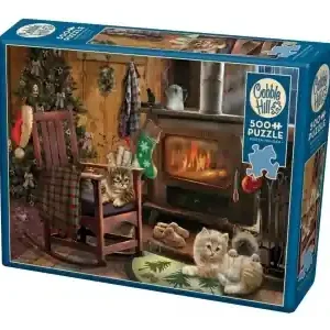 Outlet - Cobble Hill Kittens By the Stove (500)