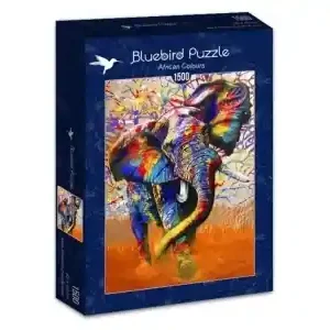 Utförsäljning - Bluebird Puzzle African Colours (1500)