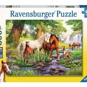 Trygg betalning - Ravensburger Horses by the Stream (300)