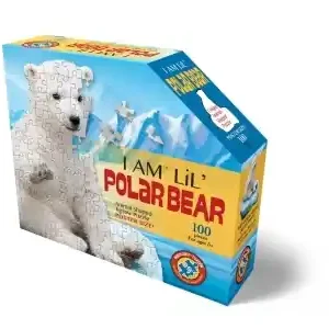 Begränsat antal | Madd Capp Puzzles I am Lil‘ Polar Bear (100)