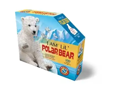 Begränsat antal | Madd Capp Puzzles I am Lil‘ Polar Bear (100)