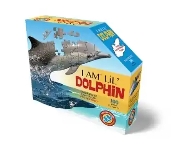 Enkel retur - Madd Capp Puzzles I am Lil‘ Dolphin (100)