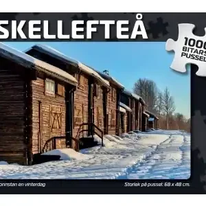 Svenskapussel Skellefteå - Bonnstan en vinterdag (1000) - Expressfrakt