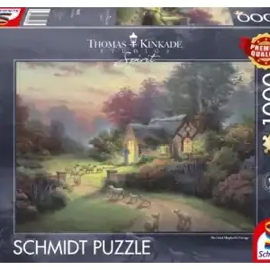 Beställ nu - Schmidt Thomas Kinkade - Painter of Light, The Good Shephards Cottage (1000)