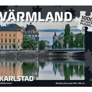 Beställ idag - Svenskapussel Värmland - Karlstad, Västra Bron (1000)