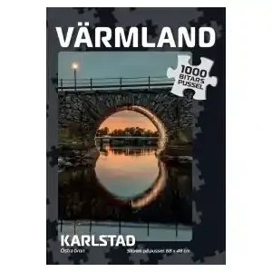 Svenskapussel Värmland - Karlstad, Östra Bron (1000) - Rekommenderas