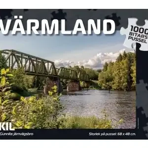 Nyhet i sortimentet | Svenskapussel Värmland - Kil, Gunnita Järnvägsbro (1000)