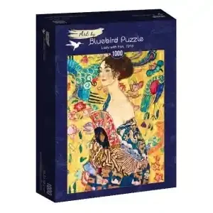Bluebird Puzzle Klimt - Lady With Fan, 1918 (1000) | Skaffa nu