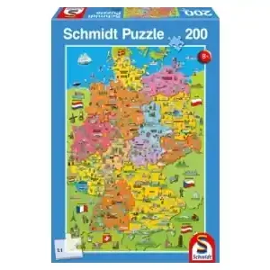 Trygg betalning | Schmidt Cartoon Map of Germany (200)