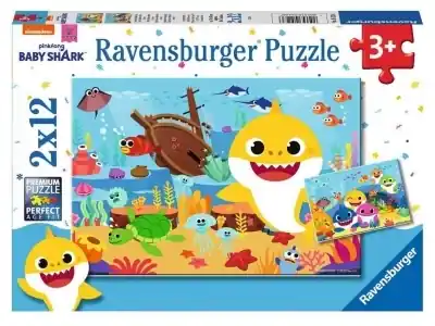 Ravensburger Baby Shark Exploring (2 x 12) | Populär