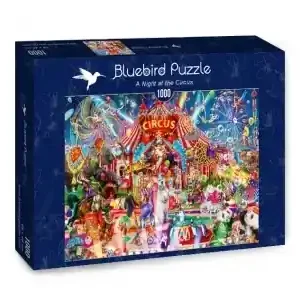 Bluebird Puzzle A Night at the Circus (1000) - Professionell kvalitet