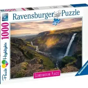 Beställ online | Ravensburger Scandinavian Places - Haifoss Waterfall, Iceland (1000)