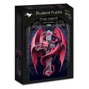 Bluebird Puzzle Anne Stokes - Gothic Guardian (2000) | Nyhet i sortimentet