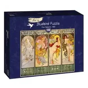 Bluebird Puzzle Alfons Mucha - Four Seasons, 1900 (1000) - Snabb leverans