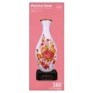 Smidig beställning - Pintoo 3D Puzzle Vase - British Roses (160)