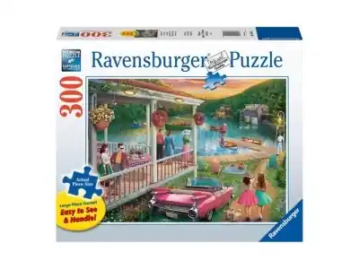 Snabb frakt - Ravensburger Summer at the Lake - XL, Large Pieces (300)