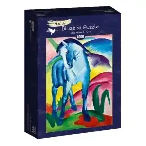Bluebird Puzzle Franz Marc - Blue Horse I, 1911 (1000) | Enkel beställning