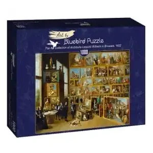 Bluebird Puzzle David Teniers the Younger - The Art Collection of Archduke Leopold Wilhelm in Brussels, 1652 (1000) - Efterfrågad