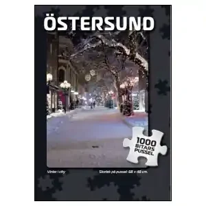 Svenskapussel Östersund - Vinter i city (1000) | Nästan slut