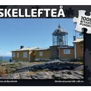 Få kvar i lager - Svenskapussel Skellefteå - Fyren på Bjuröklubb (1000)