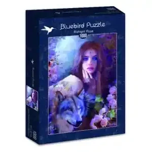 Bluebird Puzzle Midnight Rose (1000) | Bästsäljare