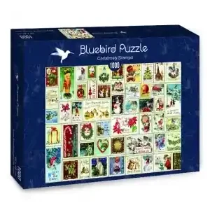 Bluebird Puzzle Christmas Stamps (1000) - Beställ online