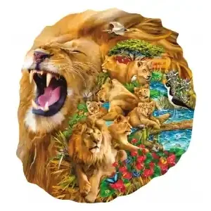 Riktigt fynd | SunsOut Lion Family (1000)