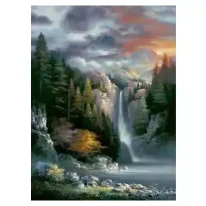 Superpris - SunsOut Misty Falls (1000)