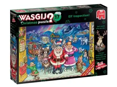 Wasgij? Christmas 17 Elf Inspection (2 x 1000) | Kundernas favorit