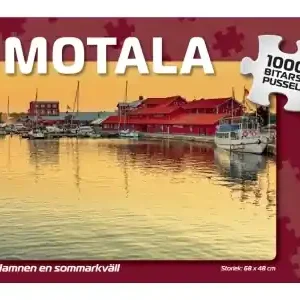 Handla nu - Svenskapussel Motala - Hamnen en Sommarkväll (1000)