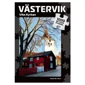 Finns i lager - Svenskapussel Västervik - Vita Kyrkan (1000)