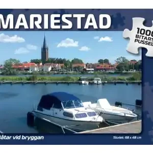 Svenskapussel Mariestad - Båtar vid Bryggan (1000) - Extra rabatt