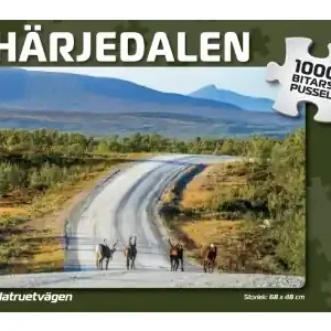 Fyndpris - Svenskapussel Härjedalen - Flatruetvägen (1000)