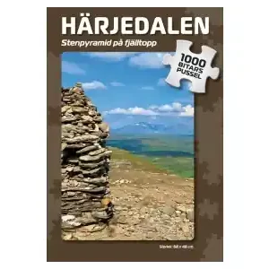Finns tillgänglig - Svenskapussel Härjedalen - Stenpyramin på Fjälltopp (1000)