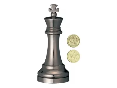 Hanayama - Chess Puzzle, King Black - Spara mer