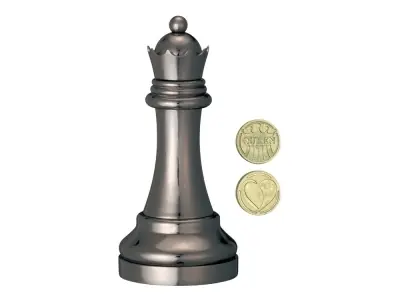 Hanayama - Chess Puzzle, Queen Black - Beställ nu