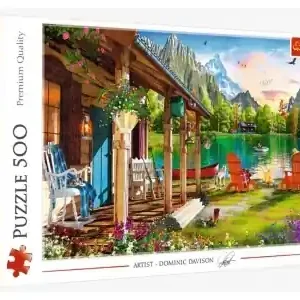 Direkt från fabriken | Trefl Dominic Davison - Cabin in the Mountains (500)